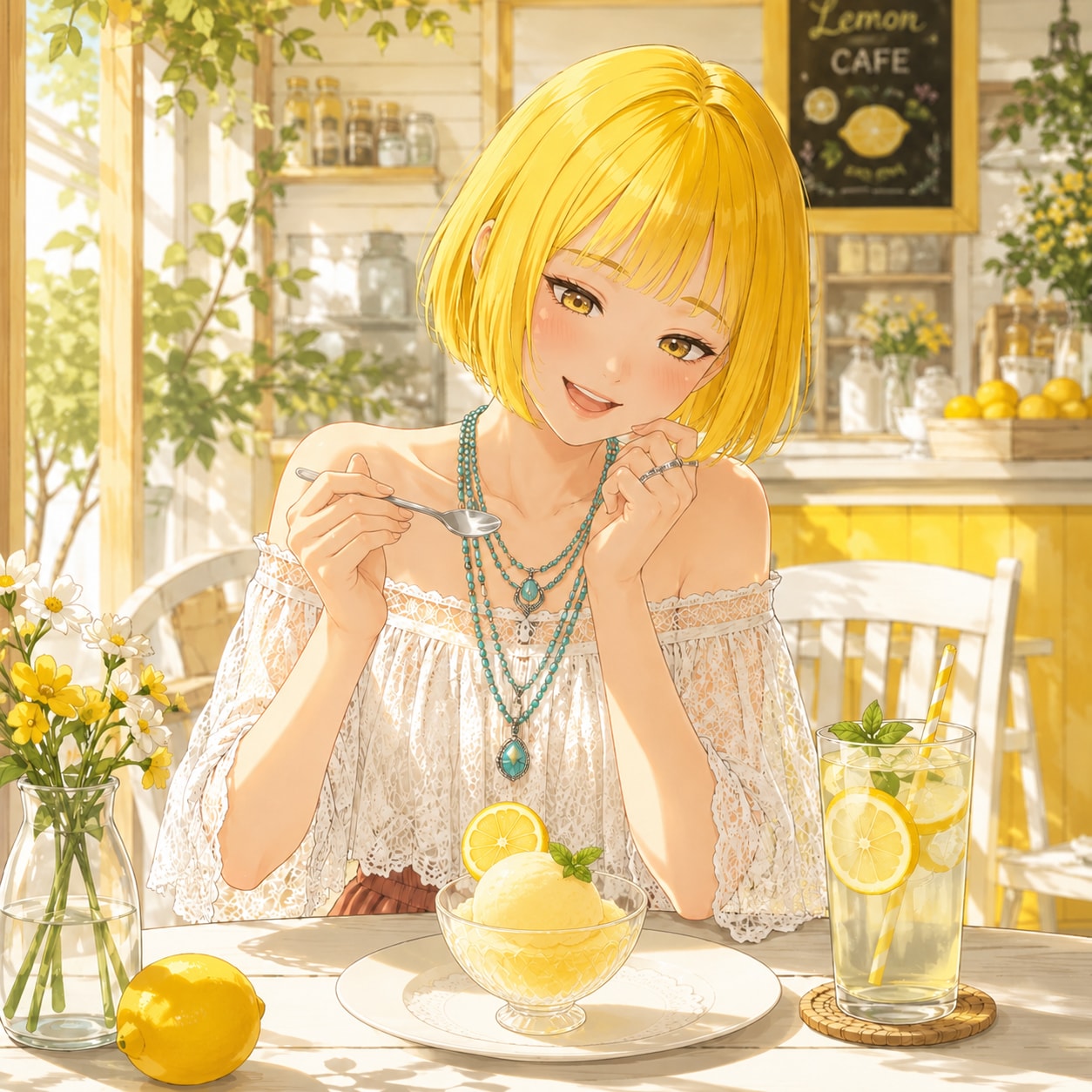 レモンシャーベット（レモンちゃん） | の人気AIイラスト・グラビア