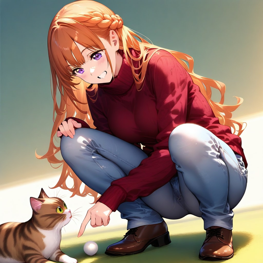 猫ちゃんと遊ぶ☆