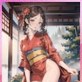 エロ着物　erotic kimono 4枚目