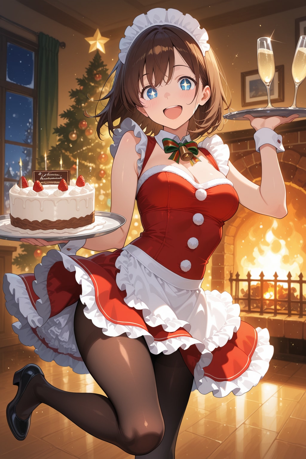 サンタメイドのマシロちゃん