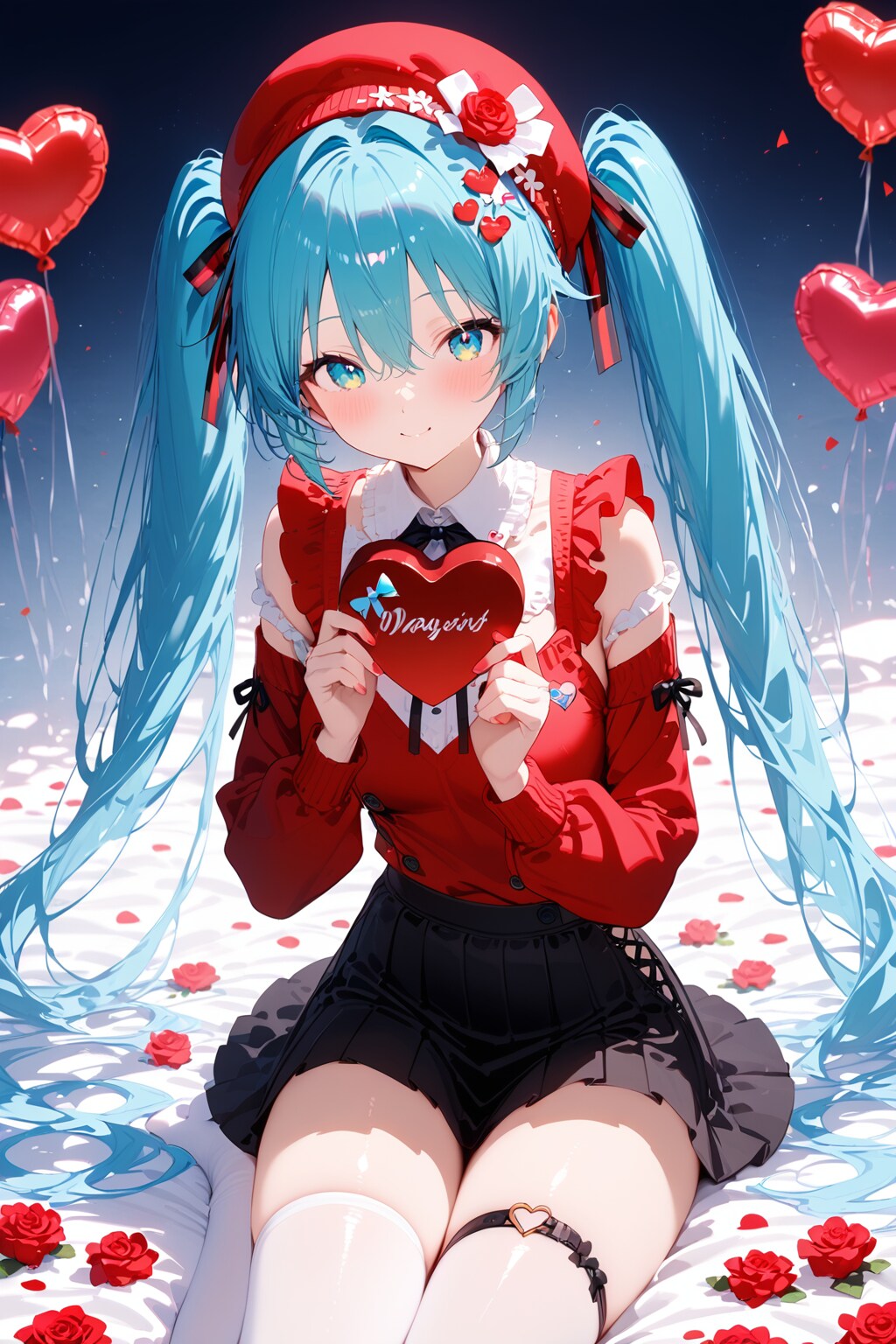 真っ赤なチョコの愛