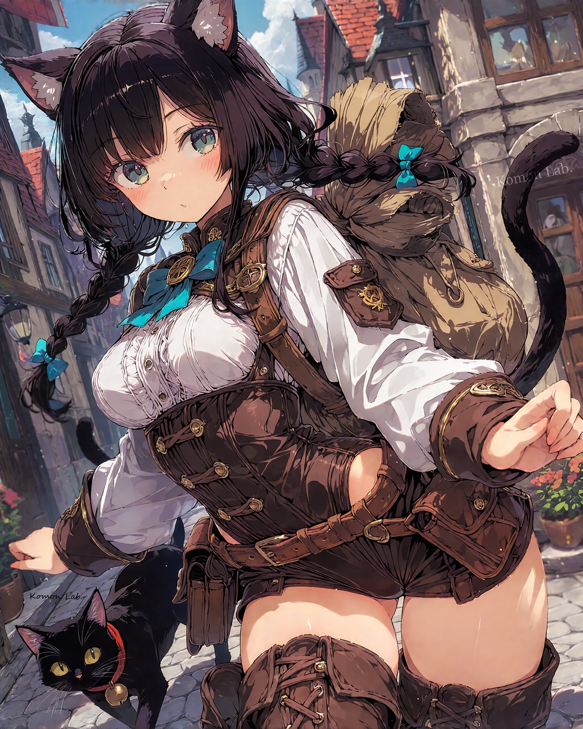 Animaでネコミミ冒険者風？