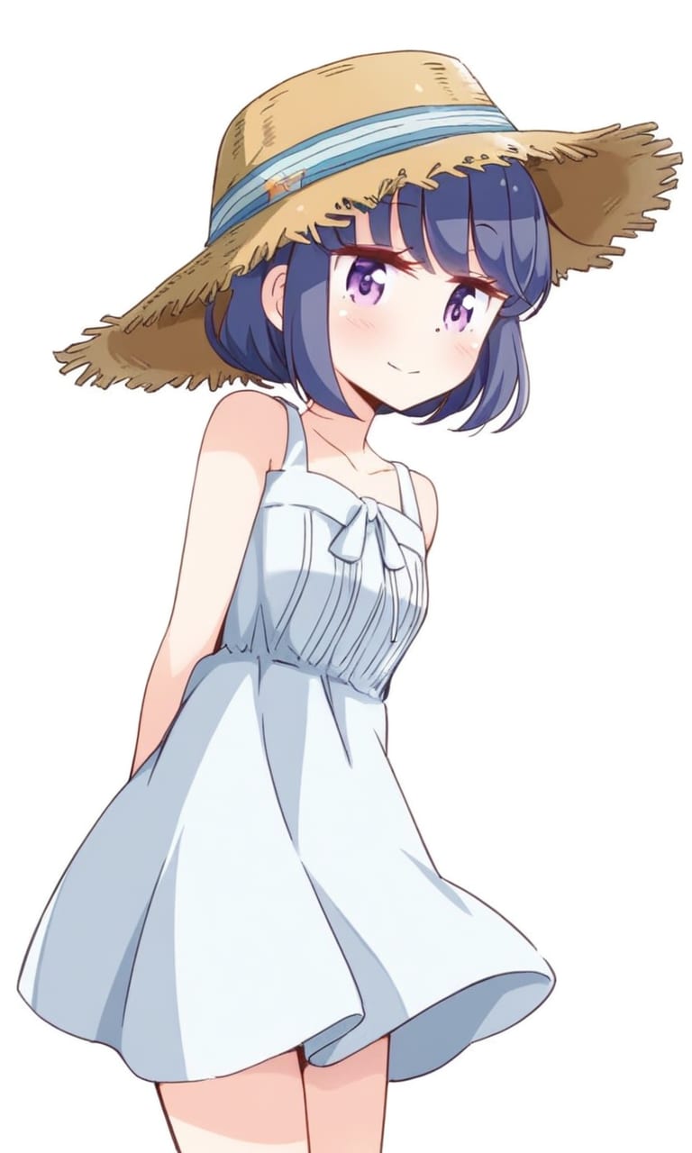志摩リン 麦わら帽子とワンピース