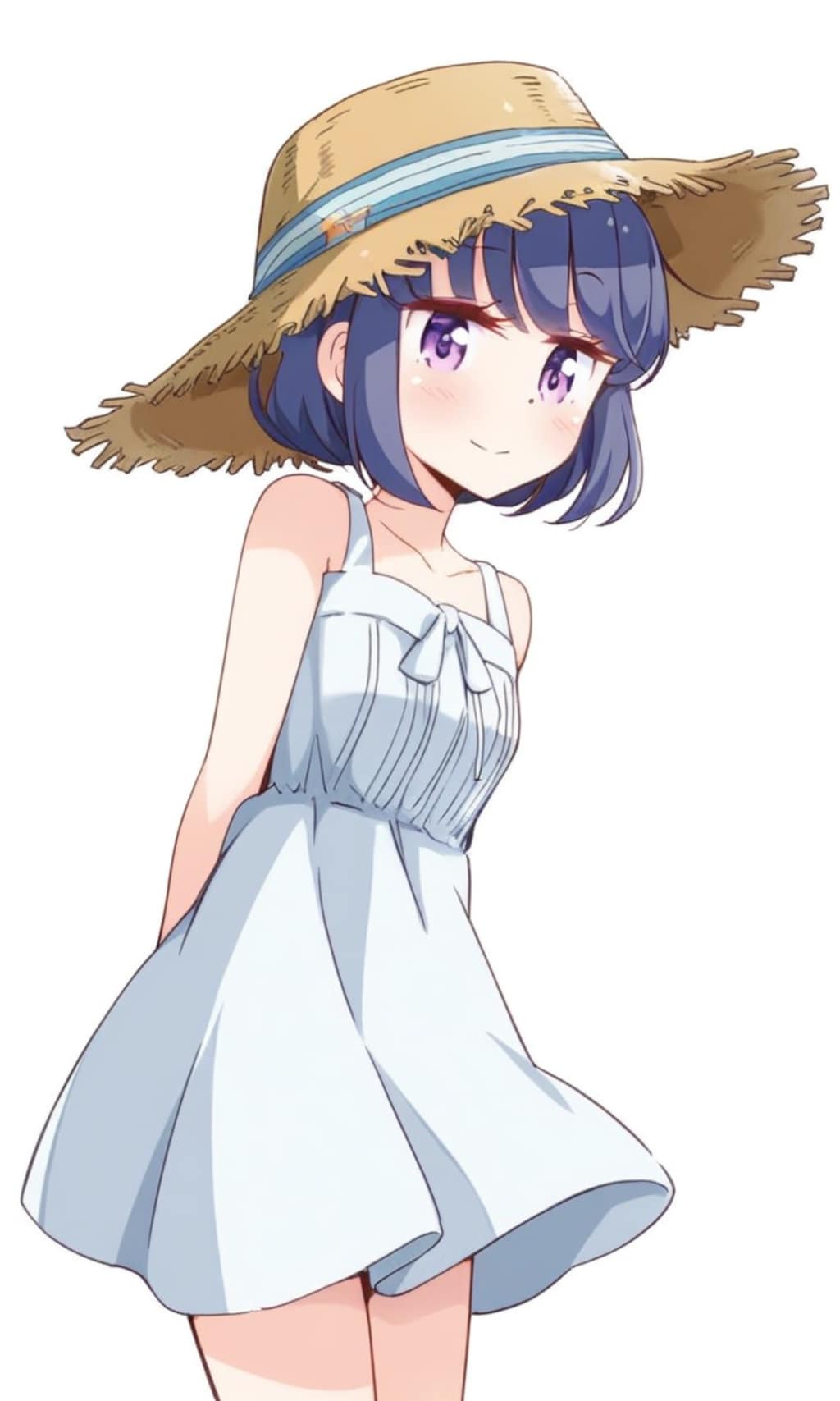 志摩リン 麦わら帽子とワンピース