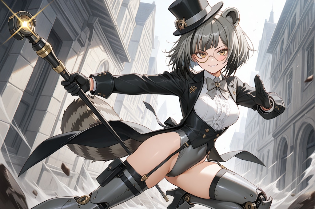 パンダガールキャラ名鑑その3：デューク・ラクーン