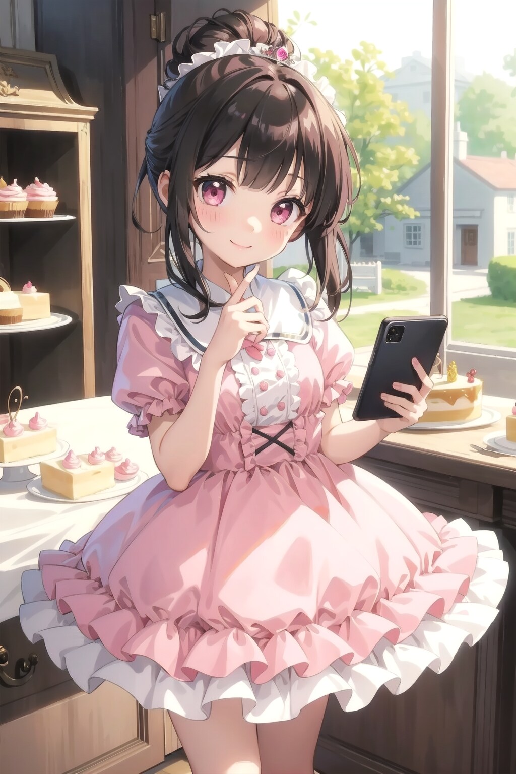 これでケーキを撮るのです
