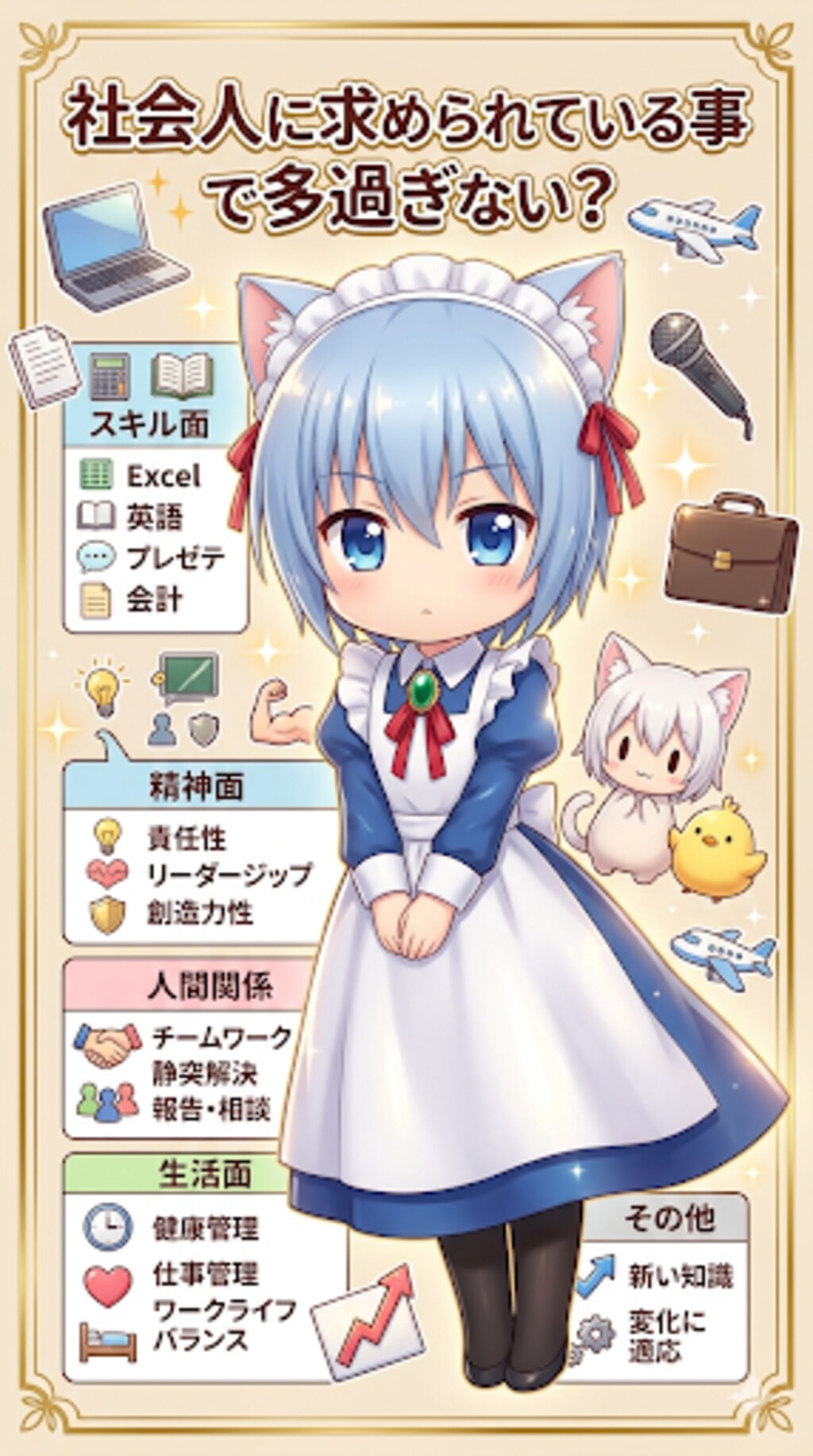 社会人に求められている事て多過ぎない？