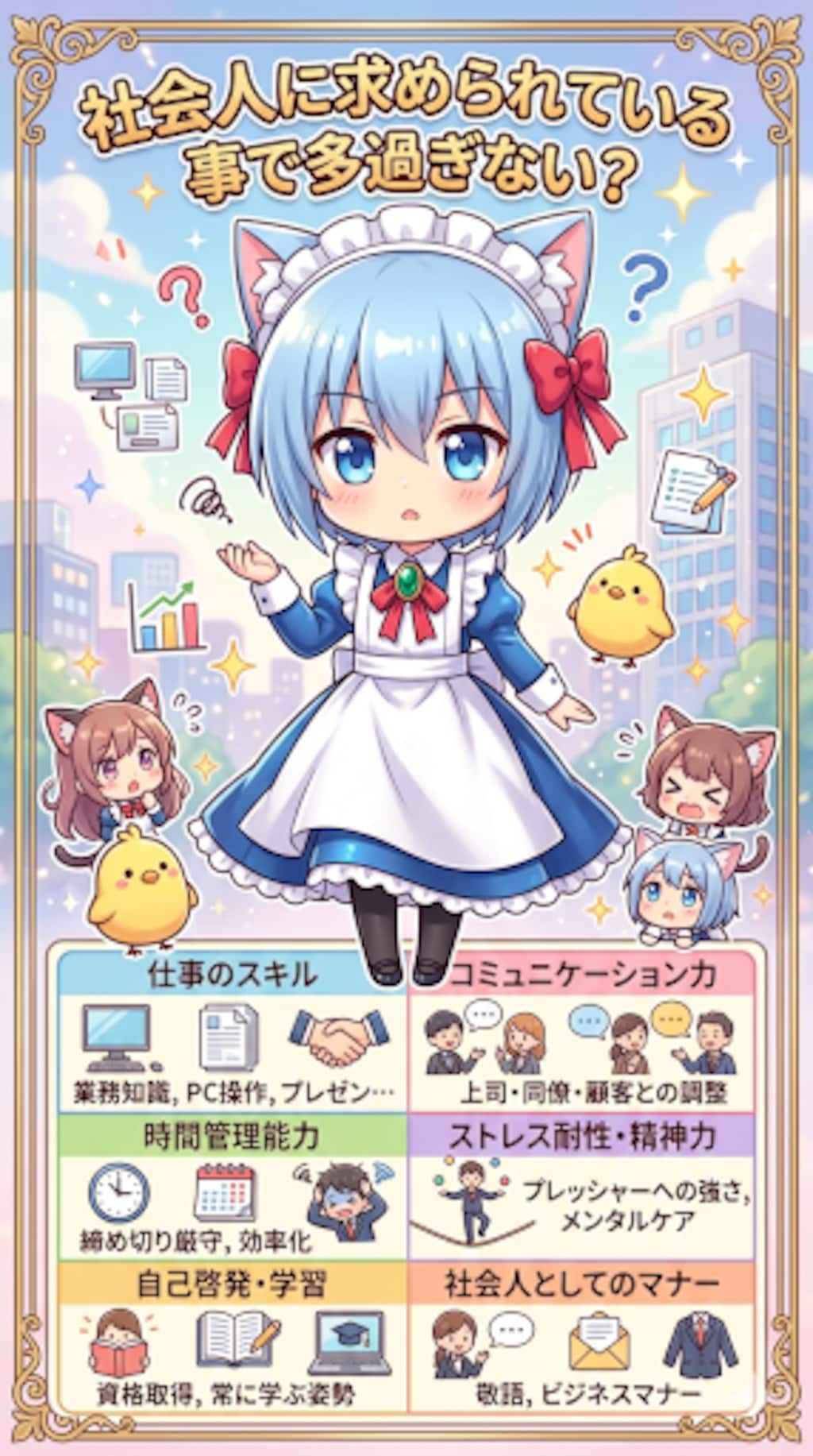 社会人に求められている事て多過ぎない？