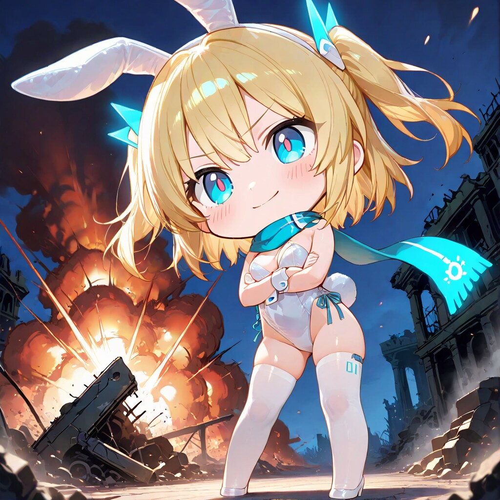 ちび白うさぎで成敗！