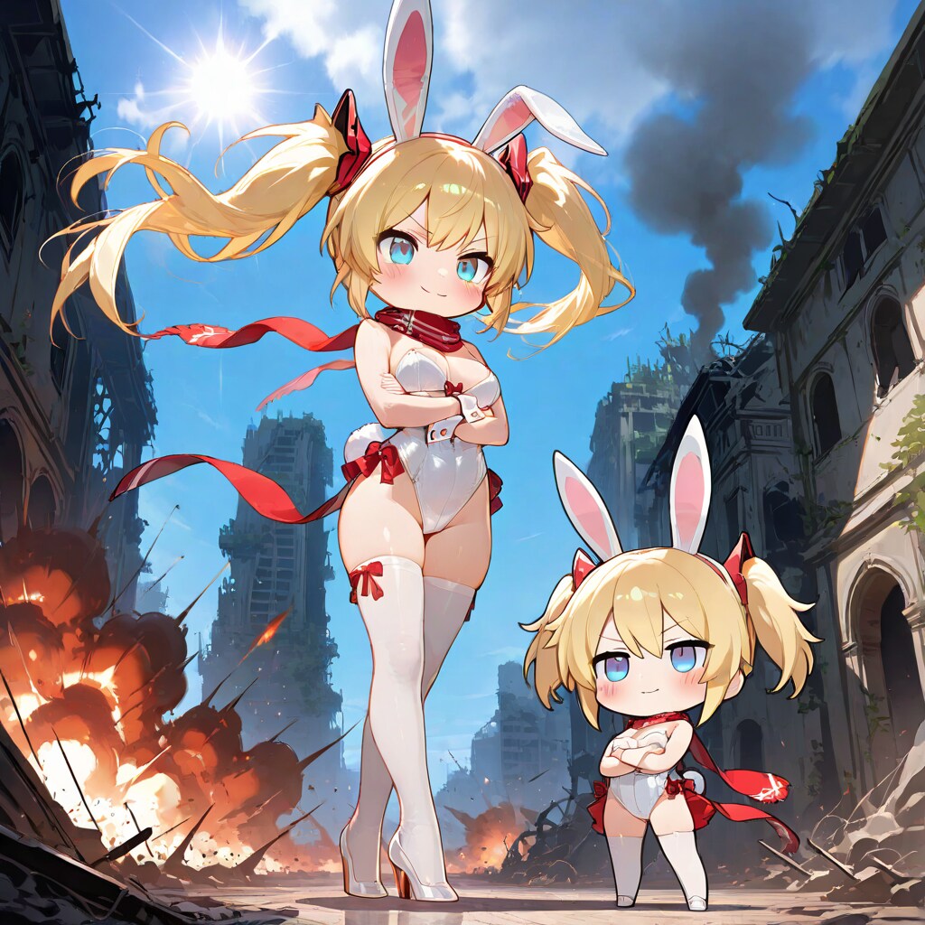 ちび白うさぎで成敗！