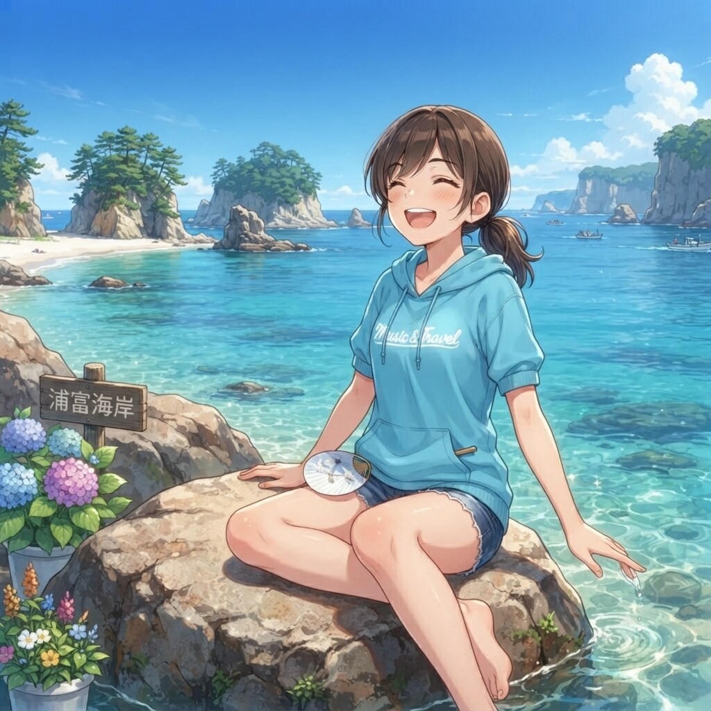 鳥取県：浦富海岸（×）