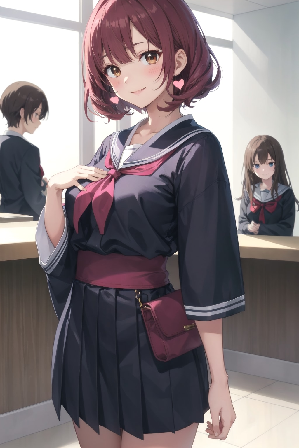 青春の光がさす窓辺