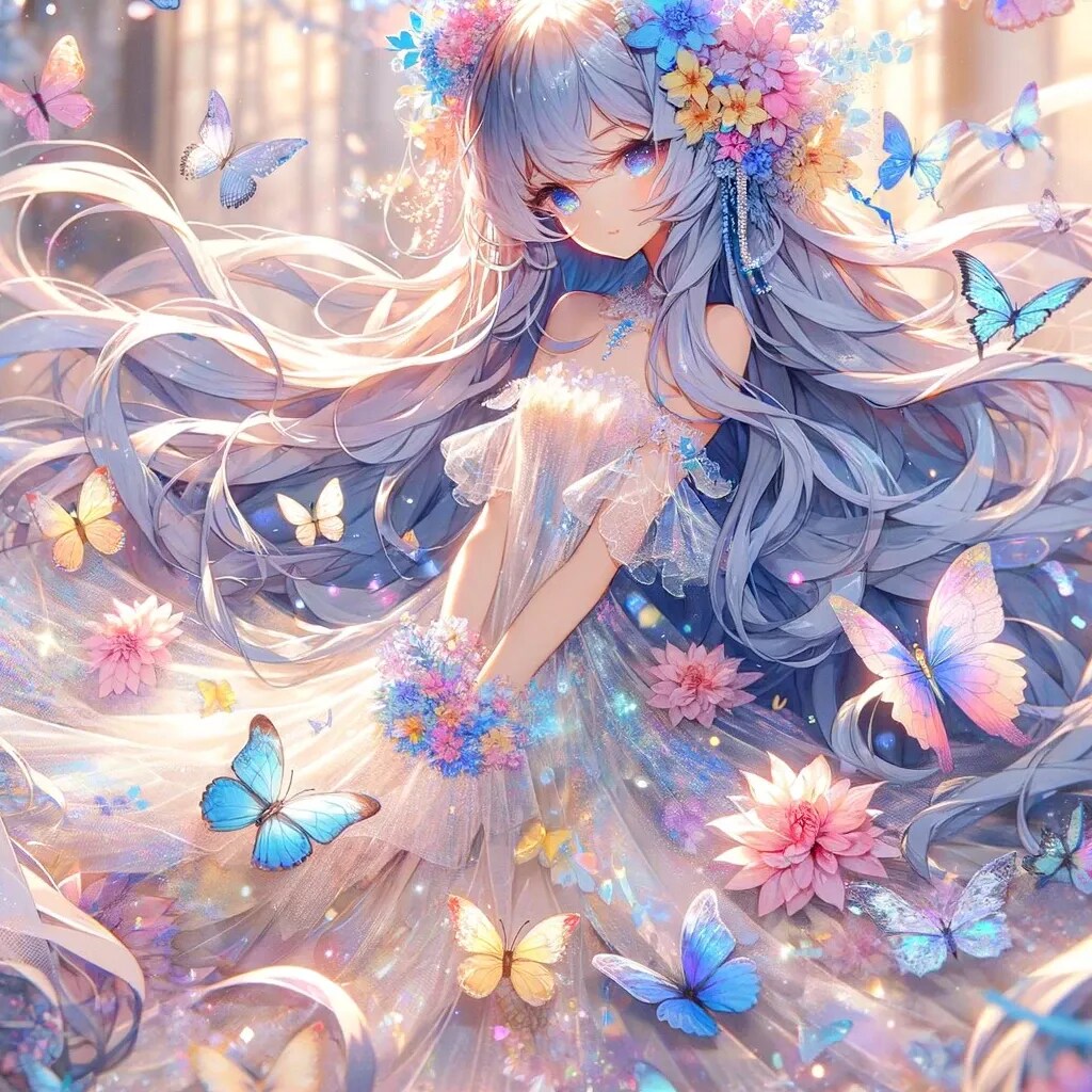 花の妖精＜銀髪ver＞
