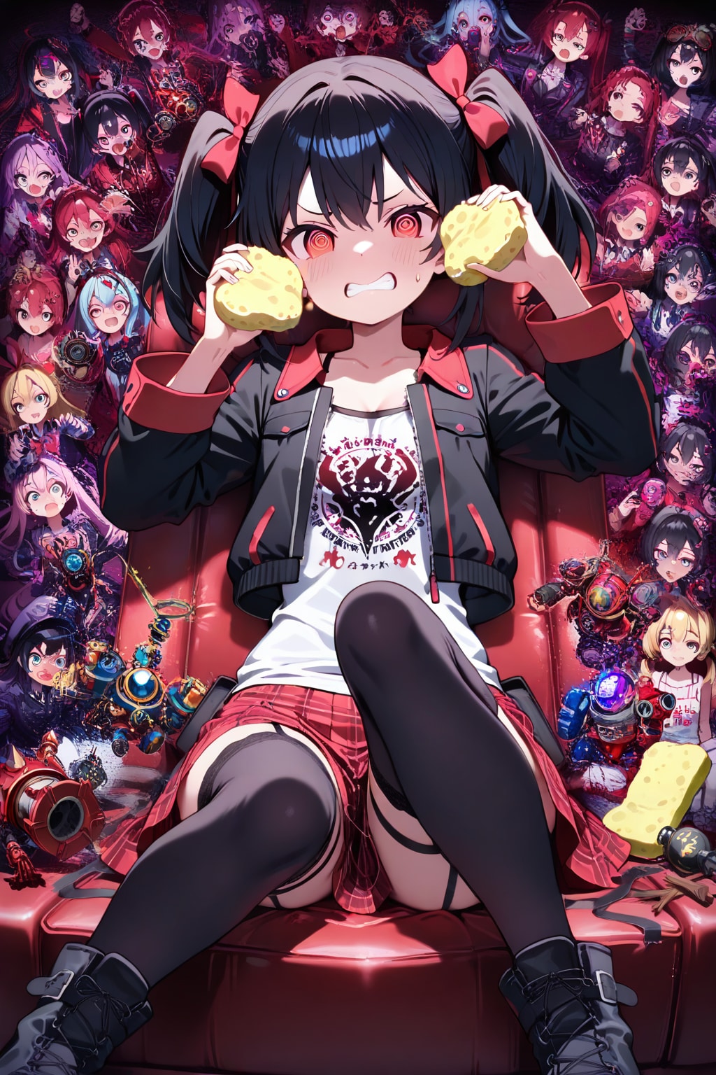 ツインテールの黒髪ちゃん