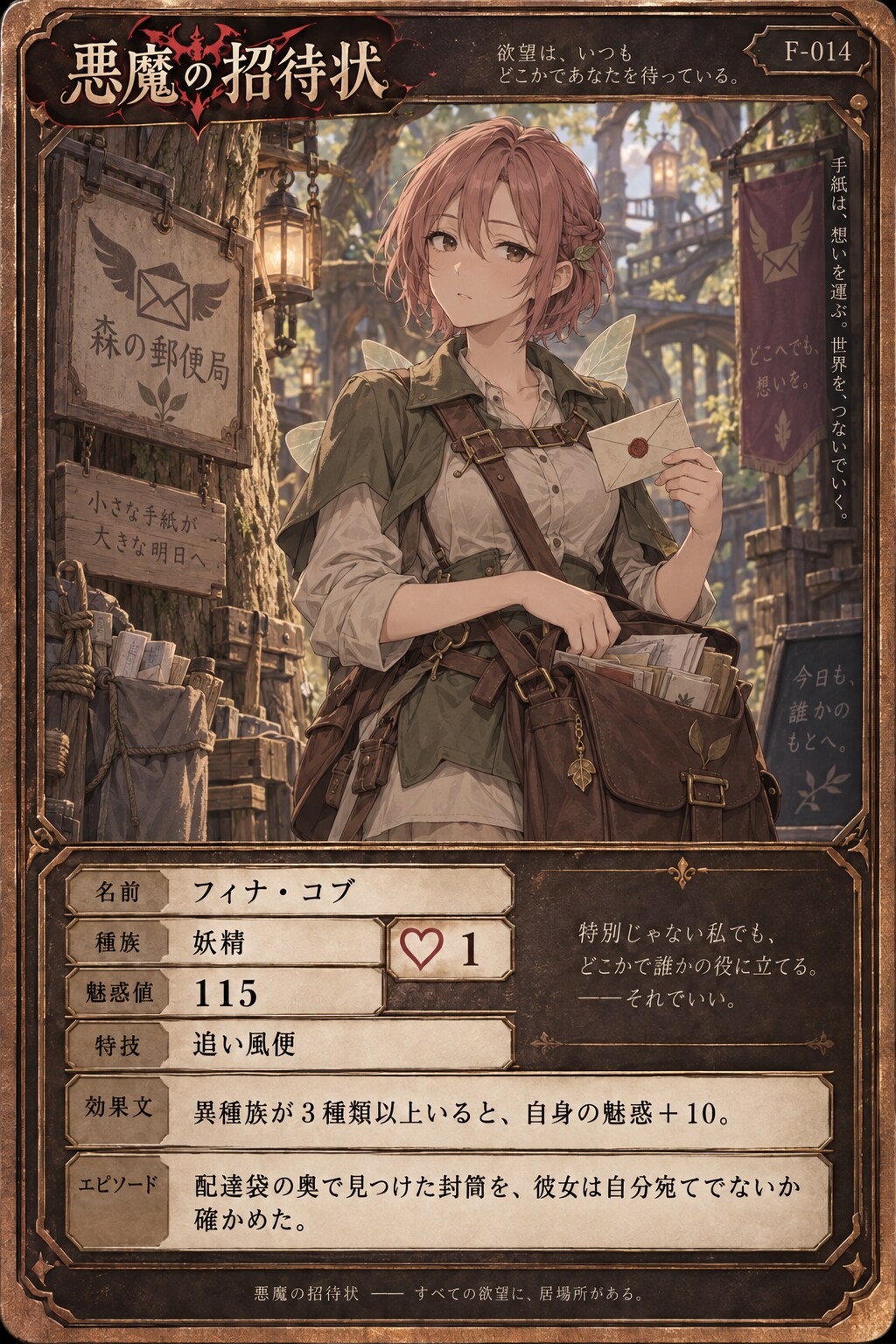 『悪魔の招待状』♡１カード