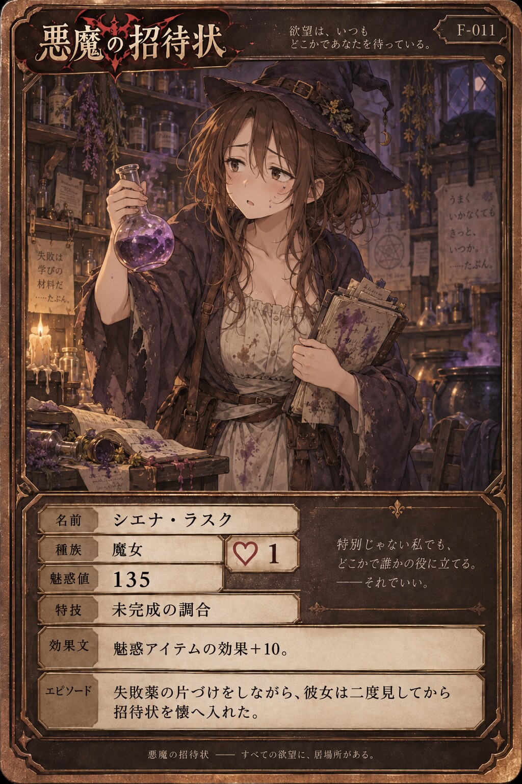 『悪魔の招待状』♡１カード