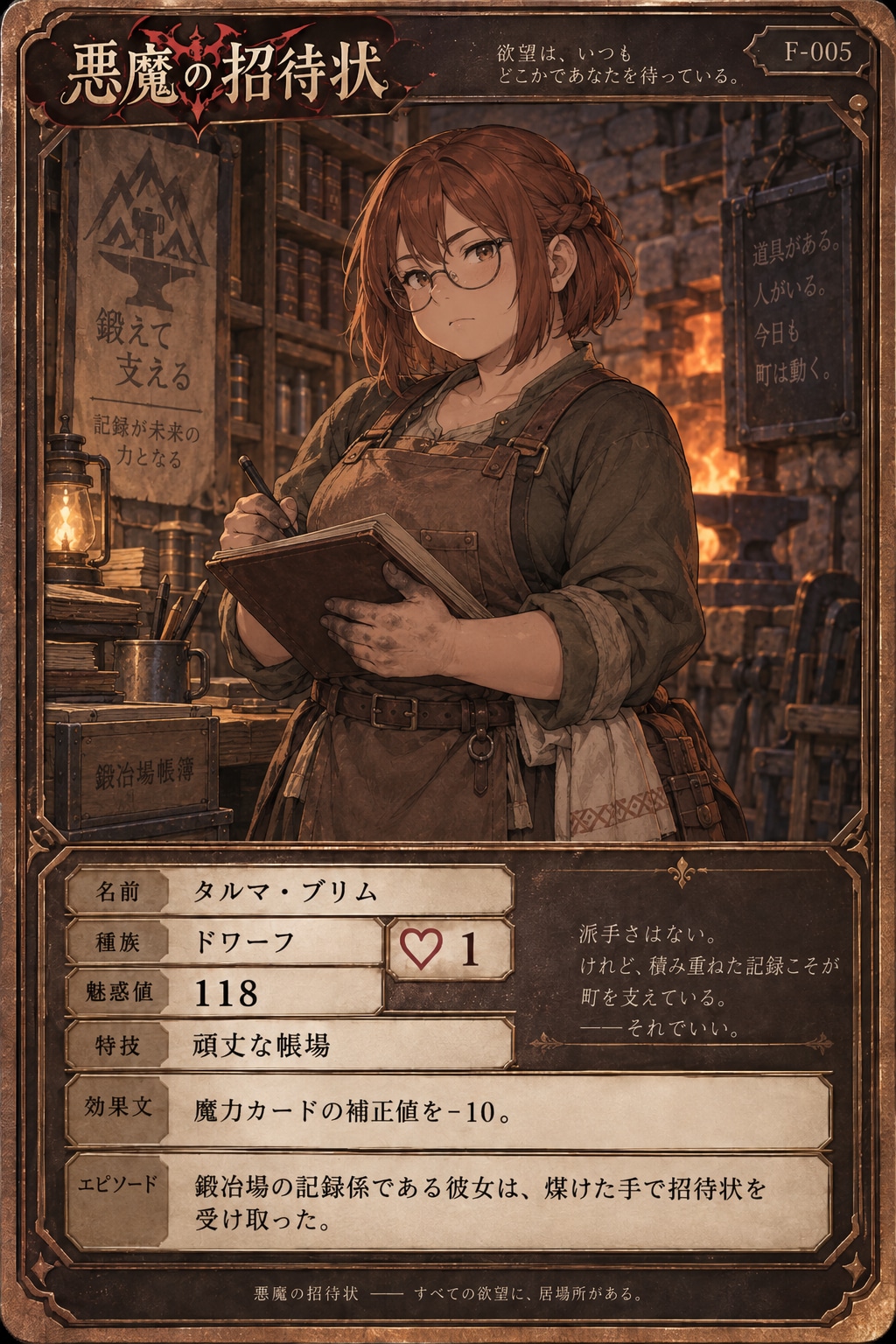 『悪魔の招待状』♡１カード