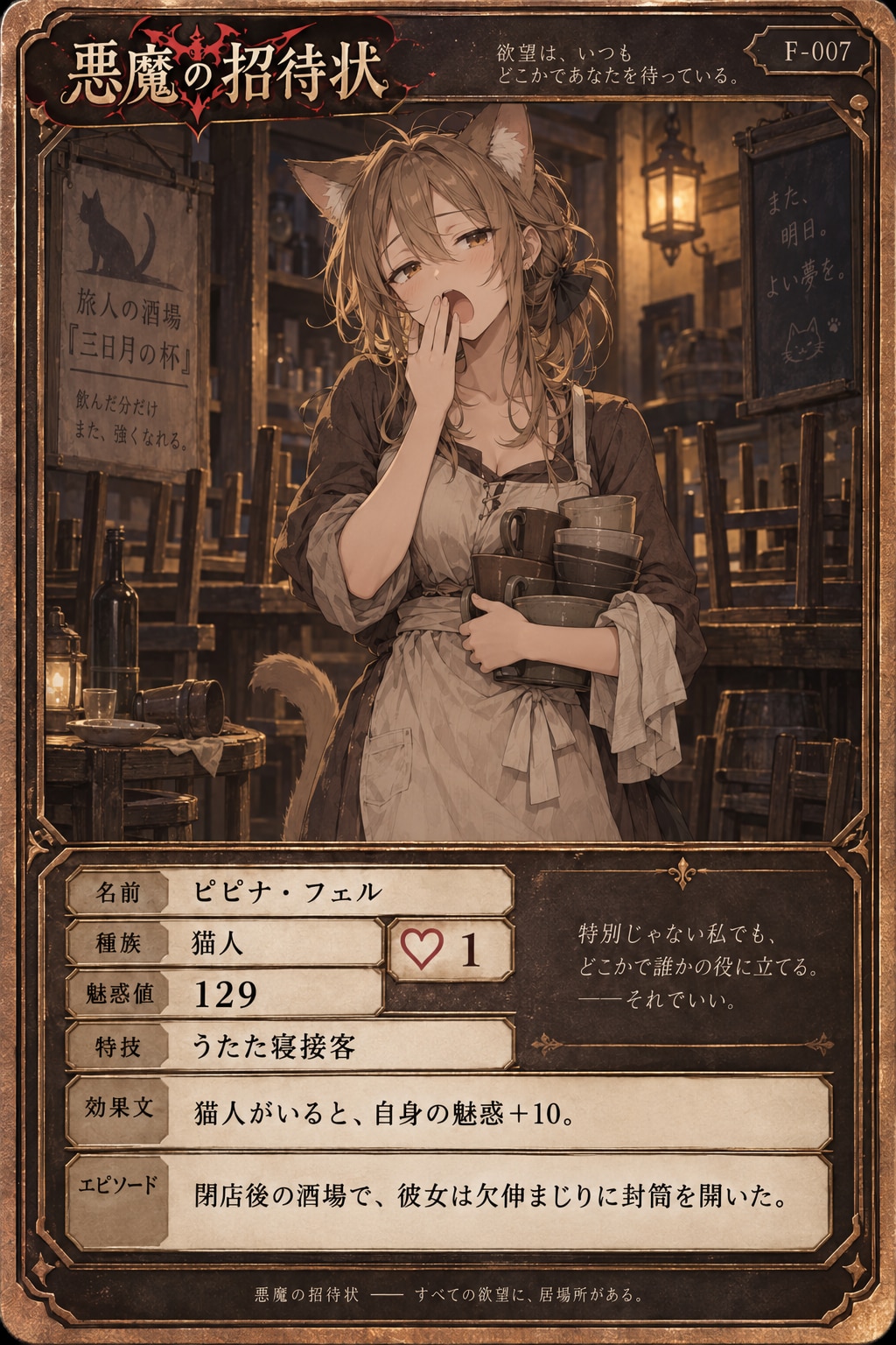 『悪魔の招待状』♡１カード