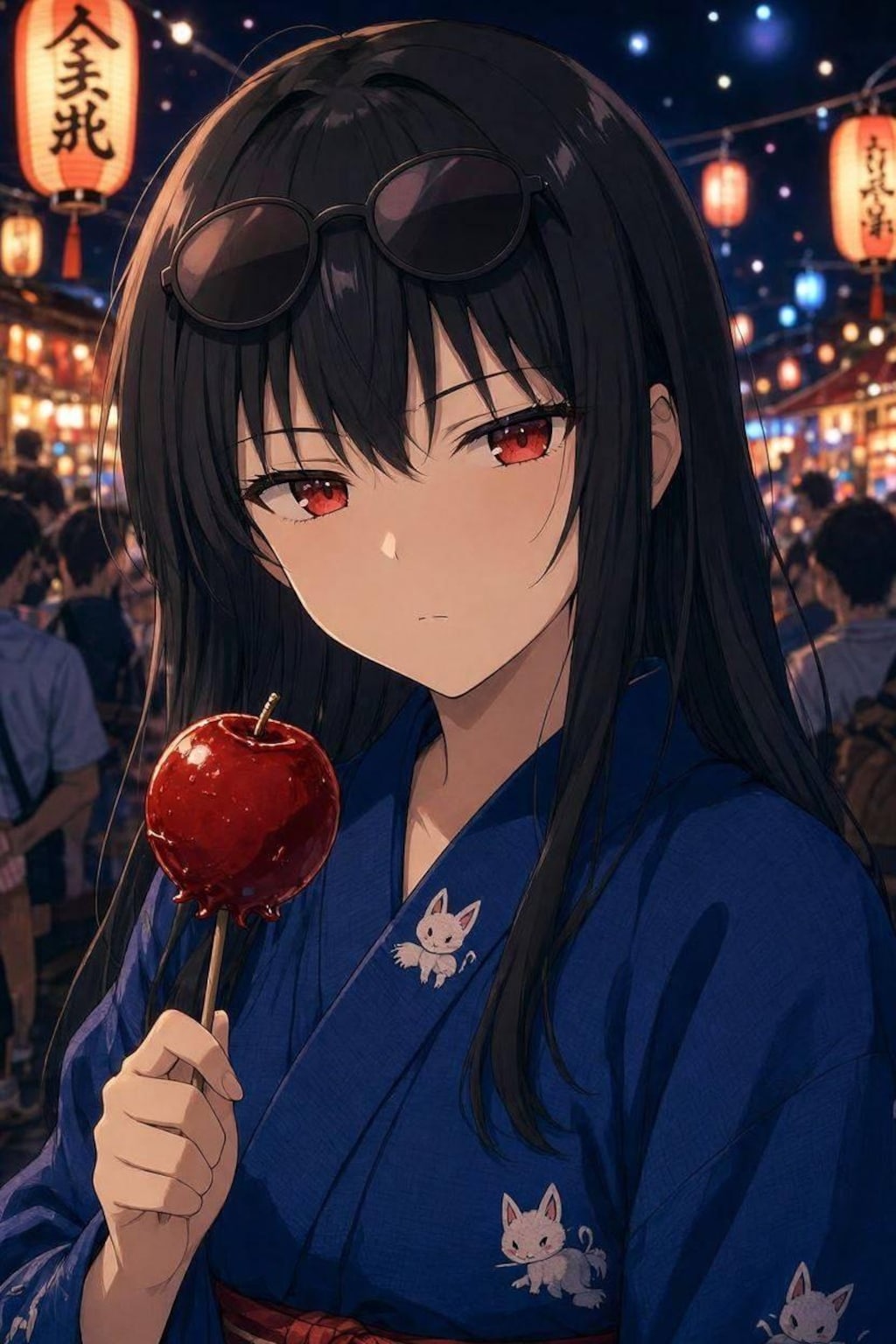 ししょちゃん灯籠を背負う