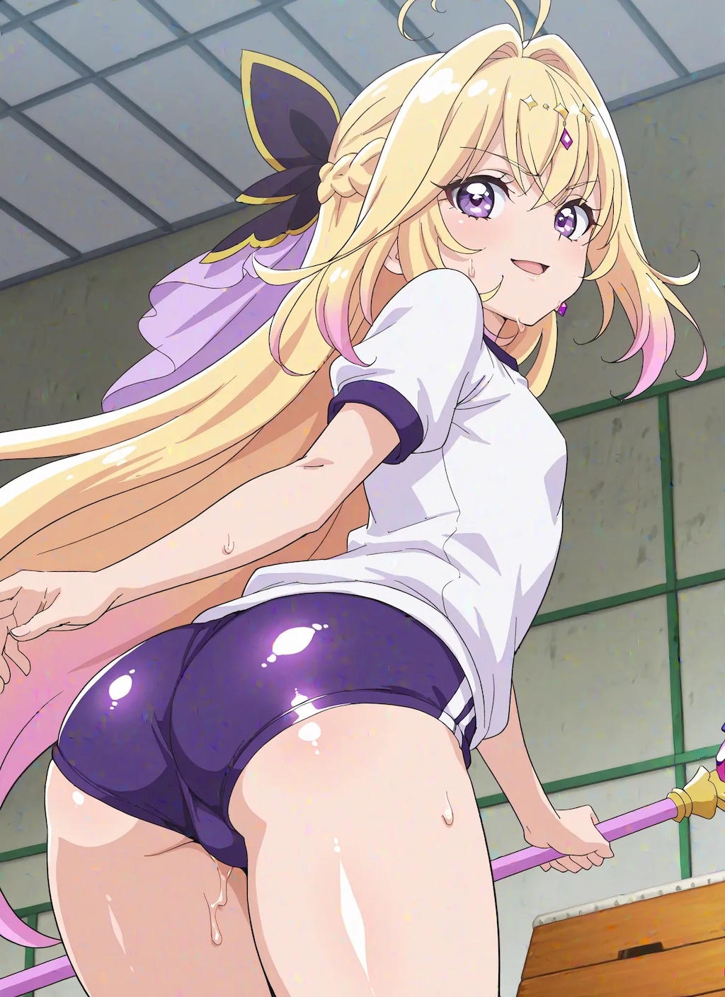 ブル…健全な体操着のキュアアルカナ・シャドウさん♪