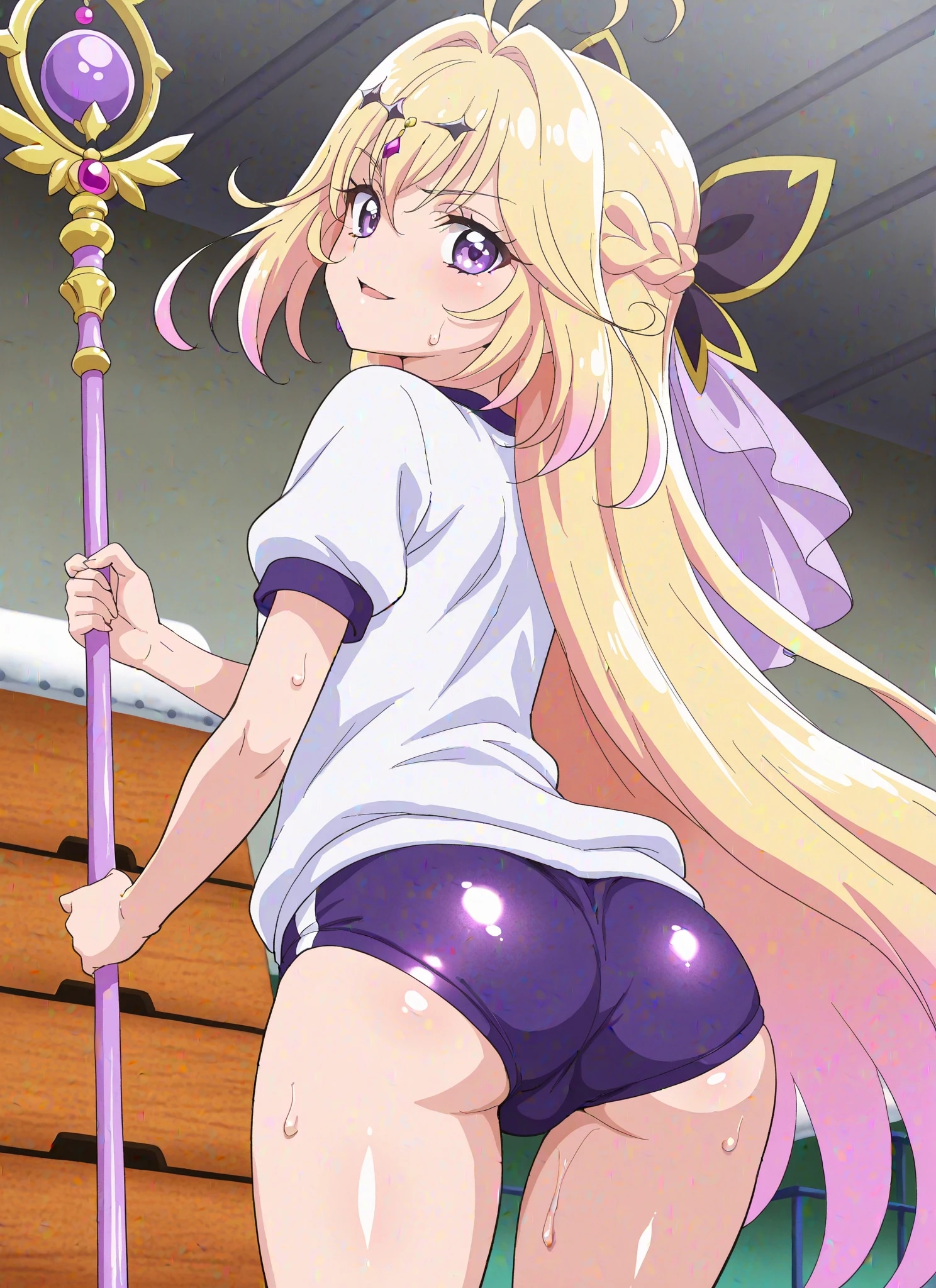 ブル…健全な体操着のキュアアルカナ・シャドウさん♪ | の人気AIイラスト・グラビア