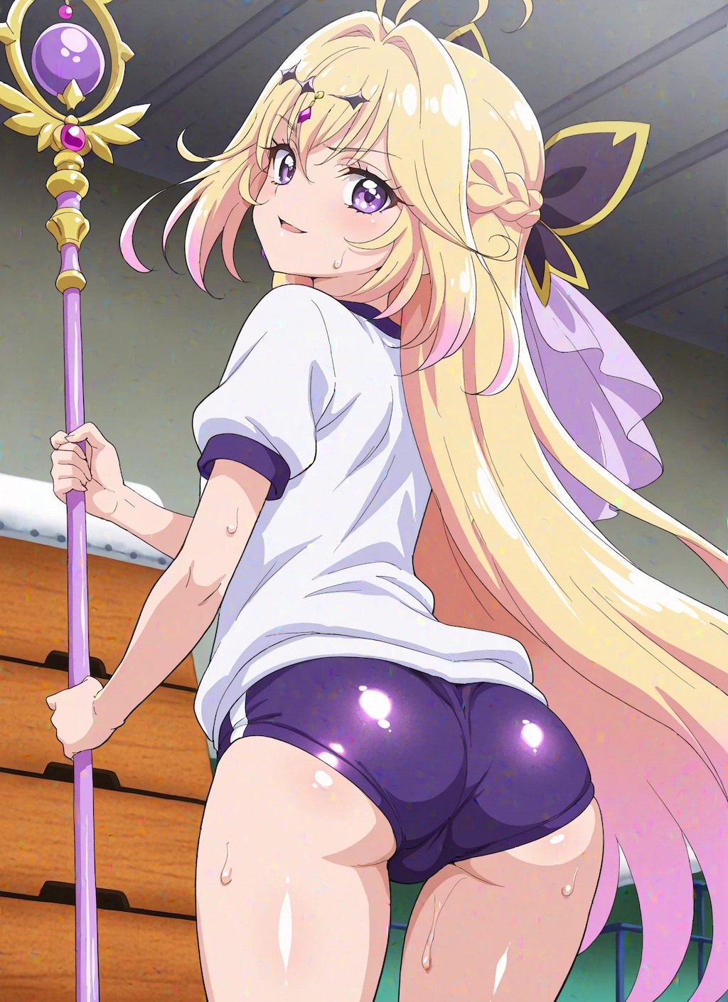 ブル…健全な体操着のキュアアルカナ・シャドウさん♪