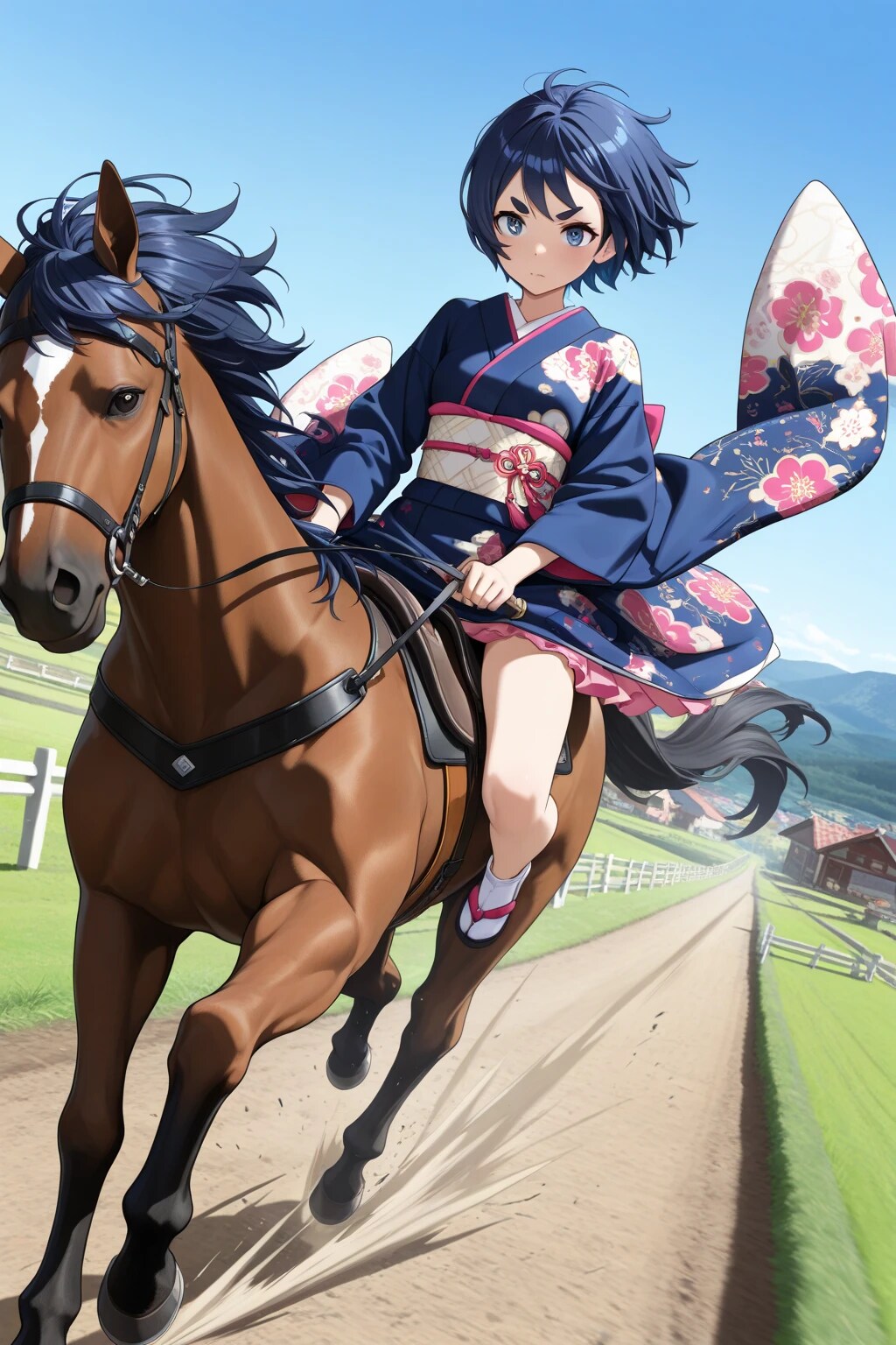 新年乗馬体験