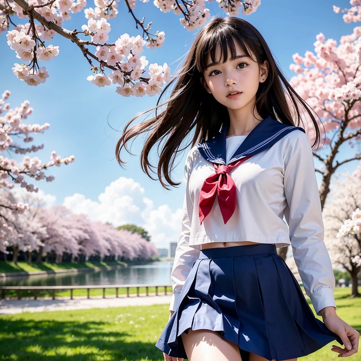 セーラー服と桜