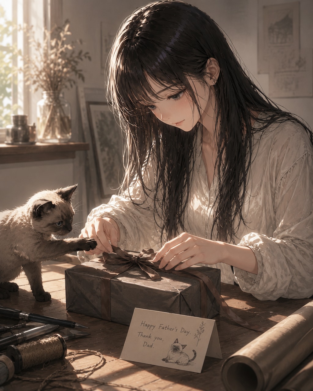 波夷羅ねずは、父の背中を見て育ち、彼と重ねた。