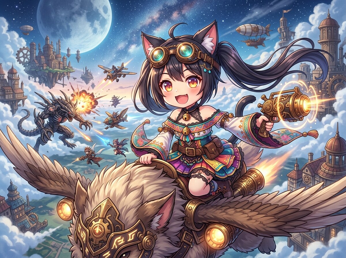 黒ツイにゃん