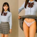 【50%OFF】 100人の制服モデルがパンティを見せてくれる動画集 5枚目