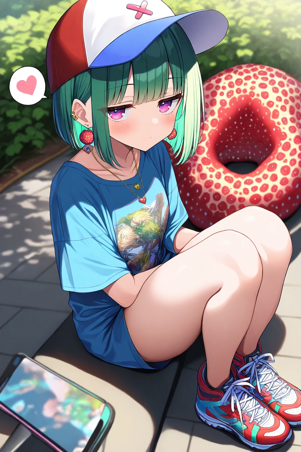 緑髪ちゃんのオーバーサイズ