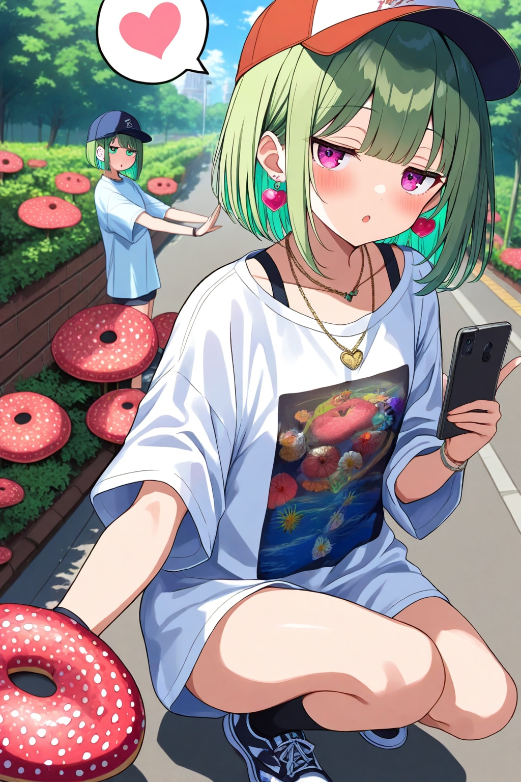 緑髪ちゃんのオーバーサイズ