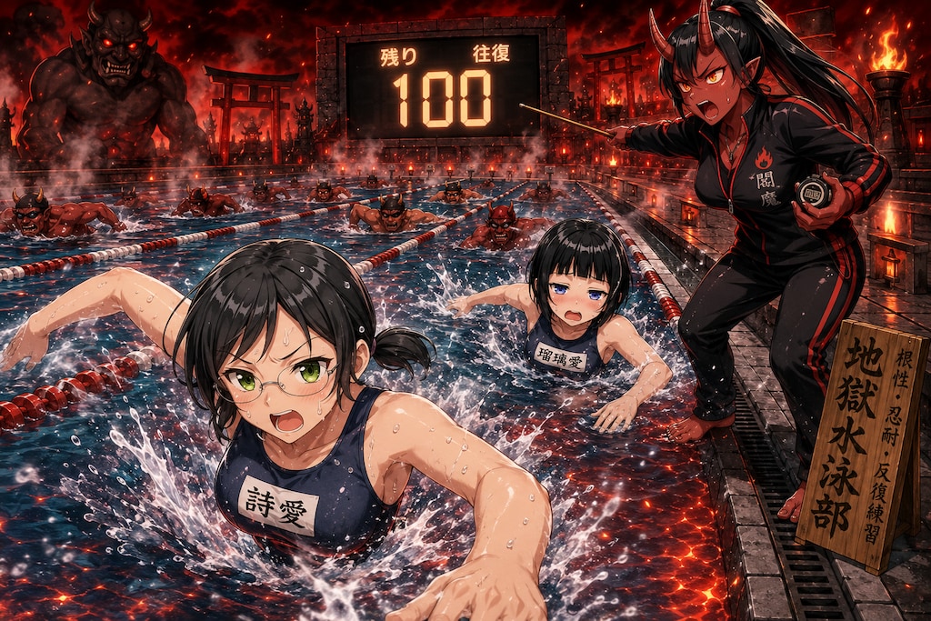 めあにゃんの悪戯🐈️ / 美愛の本気殴り🥊 / ナンバ走りで世界を巡る🦶 / 地獄プール猛特訓 👿