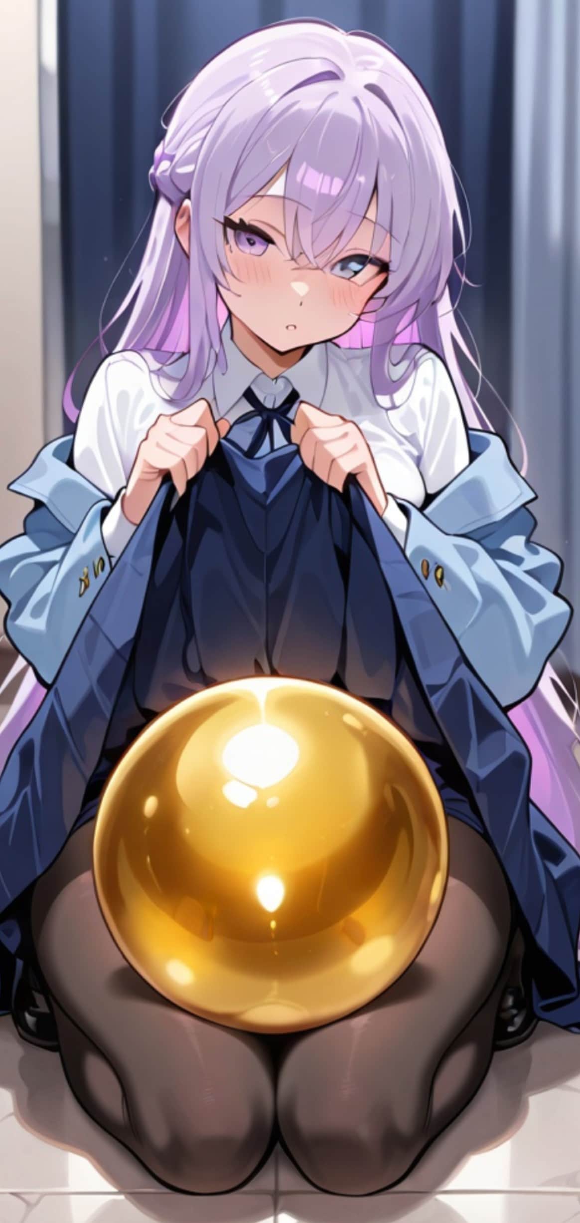 紫髪ちゃんの… | の人気AIイラスト・グラビア