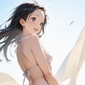 黒髪おでこ　和歌月まりあ 8枚目