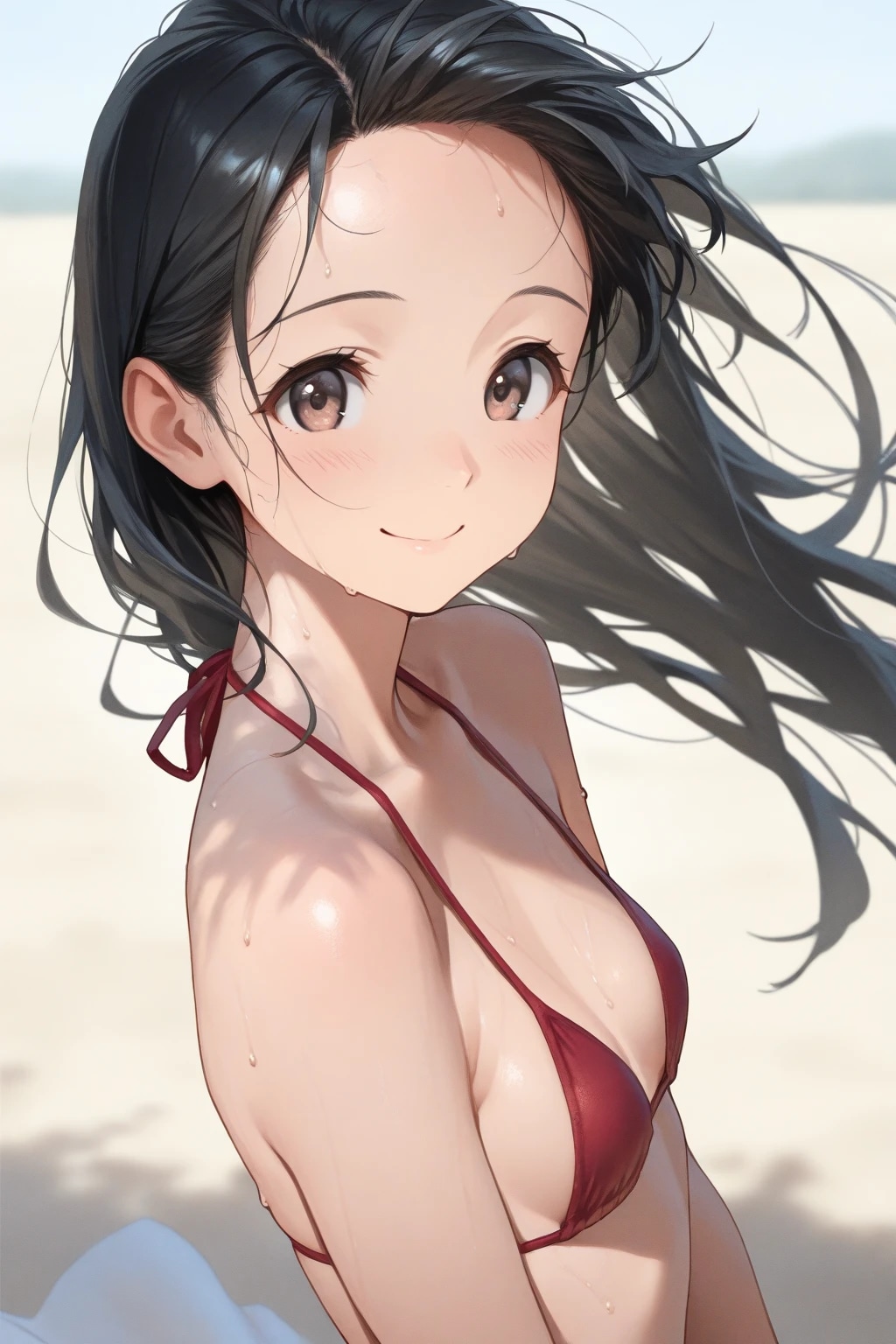 黒髪おでこ　和歌月まりあ