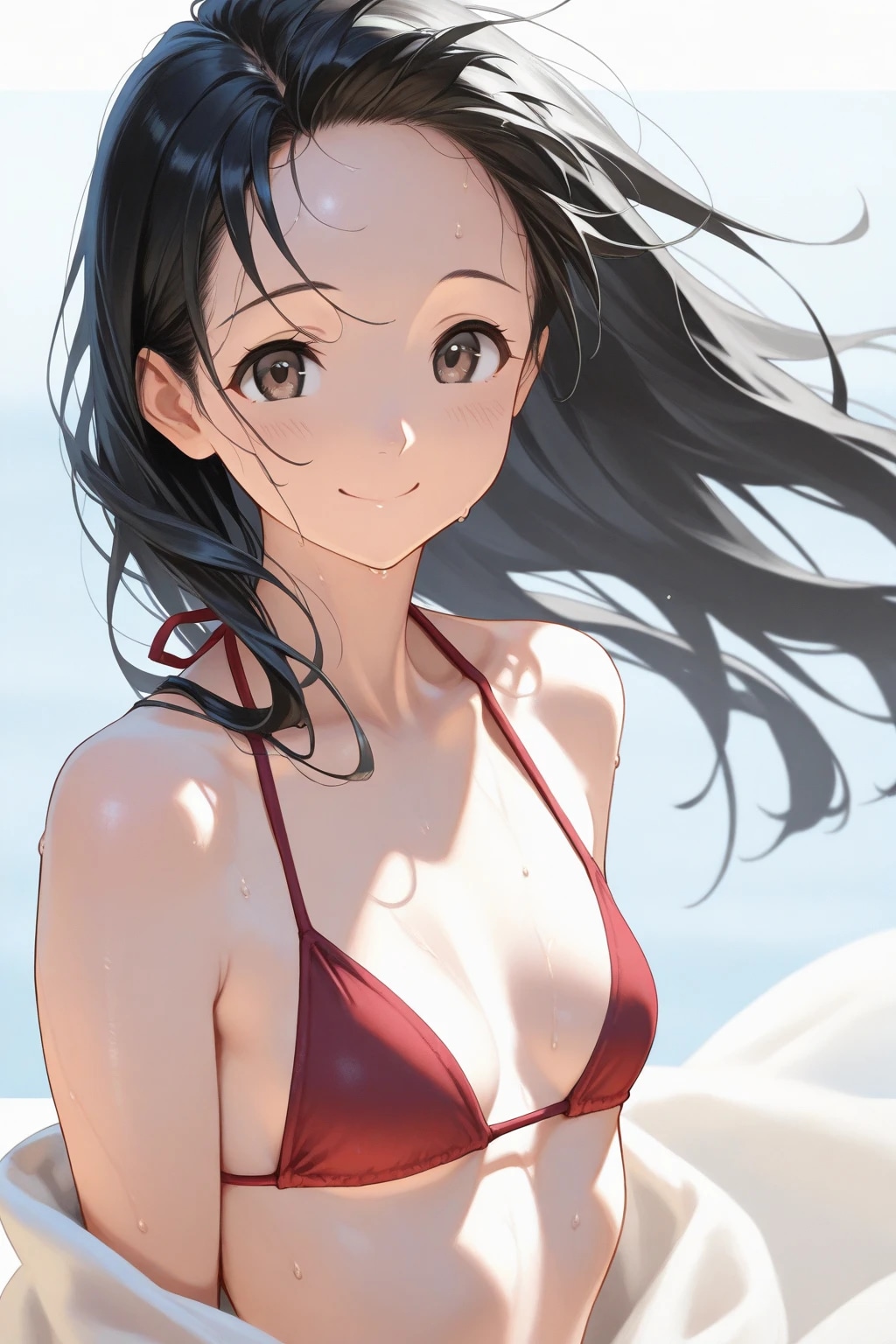黒髪おでこ　和歌月まりあ