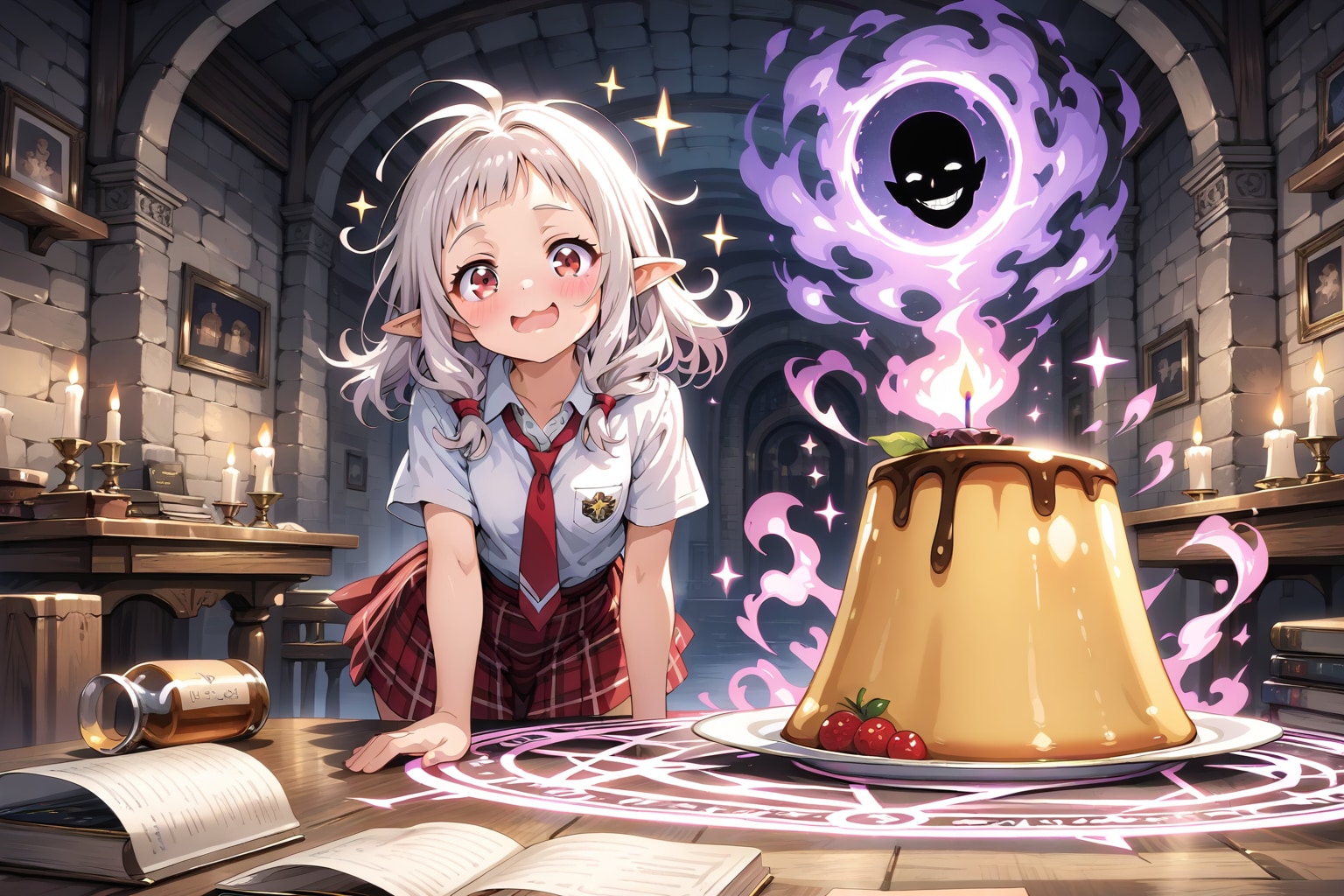 プリン召喚（どう見ても呪われている） | の人気AIイラスト・グラビア