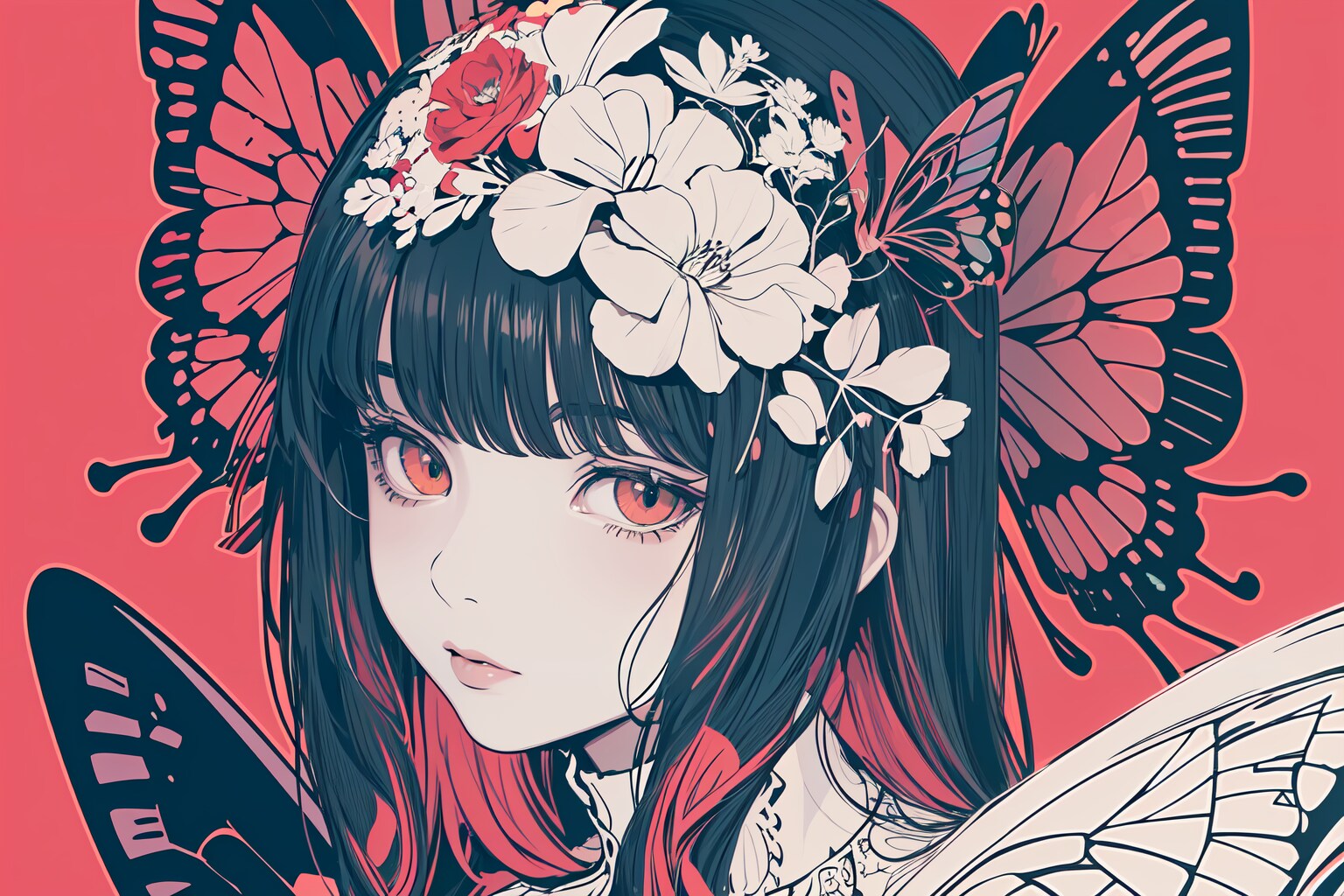 蝶花