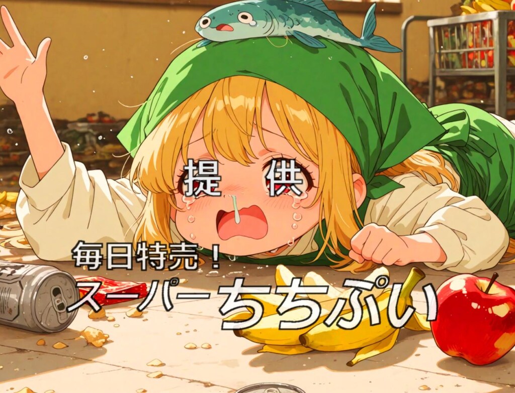目つぶし提供少女