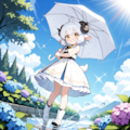 あっ、雨止みましたよ～♡ 4枚目
