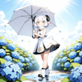 あっ、雨止みましたよ～♡ 5枚目