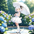 あっ、雨止みましたよ～♡ 2枚目