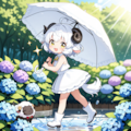 あっ、雨止みましたよ～♡ 3枚目