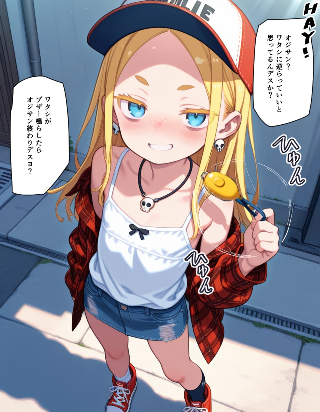 メスガキさん（洋）と防犯ブザー