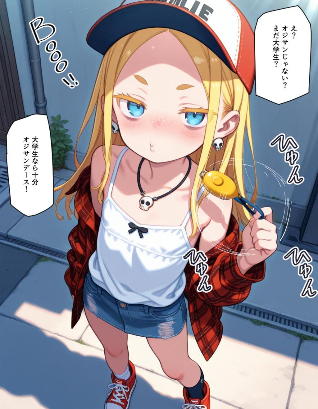 メスガキさん（洋）と防犯ブザー