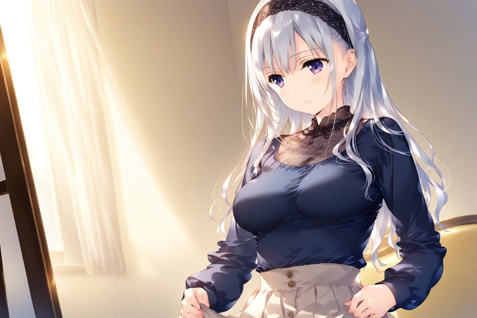 メイク中