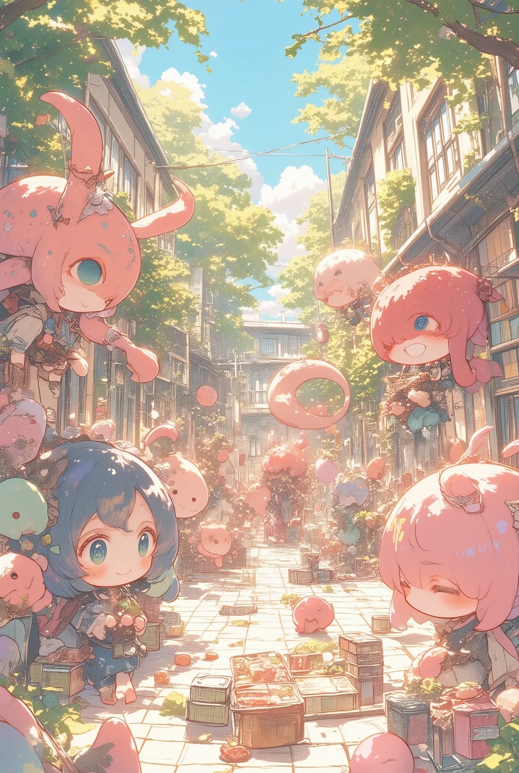 おばけくんたちの学園生活