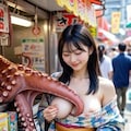 活きがいいタコを仕入れるたこ焼き屋さん 5枚目